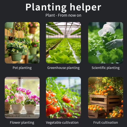 6-in-1 Soil Tester Fertility/PH/Temperature/Humidity/Light & Air Humidity Detector