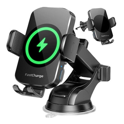 5W-15W Air Vent Car Wireless Charging Mount Smart Sensor Mount For Phone Charging