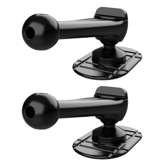 2 bases adhésives rotatives à 360 degrés en forme d'escargot pour support de téléphone, bases de support de téléphone en forme d'escargot