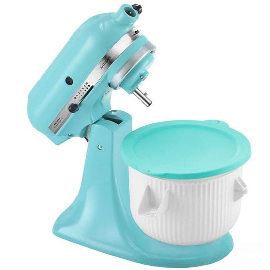 Couvercle en silicone pour bols de batteur sur socle KitchenAid compatible avec les bols en acier inoxydable de 4,5 et 5 pintes + bol congélateur, couvercle en silicone