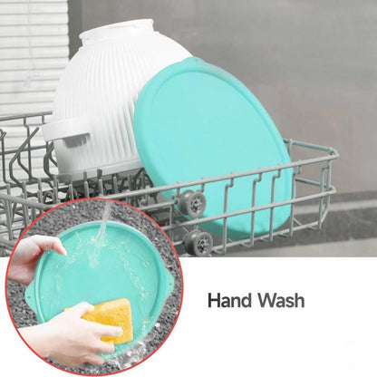 Silicone Lid For KitchenAid Mixer Bowls Compatible With 4.5QT & 5QT Stainless Steel Bowls + Freezer Bowl, Silicone Lid