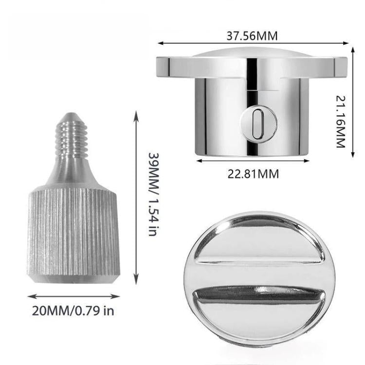 For KitchenAid 4.5QT / 5QT Tilt-Head Stand Mixers Fixing Attachment, 2pcs Stainless Steel Screws, Stainless Steel Screws & Cap