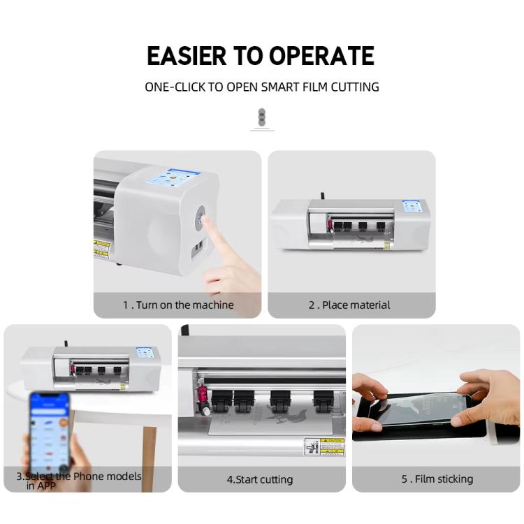 Cell Phone Film Cutting Machine Smart Automatic Blade Cutting Machine, EU Plug, UK Plug, US Plug