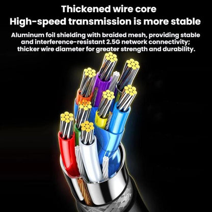 JINGHUA 2.5G Wired Network Adapter RJ45 Laptop HUB