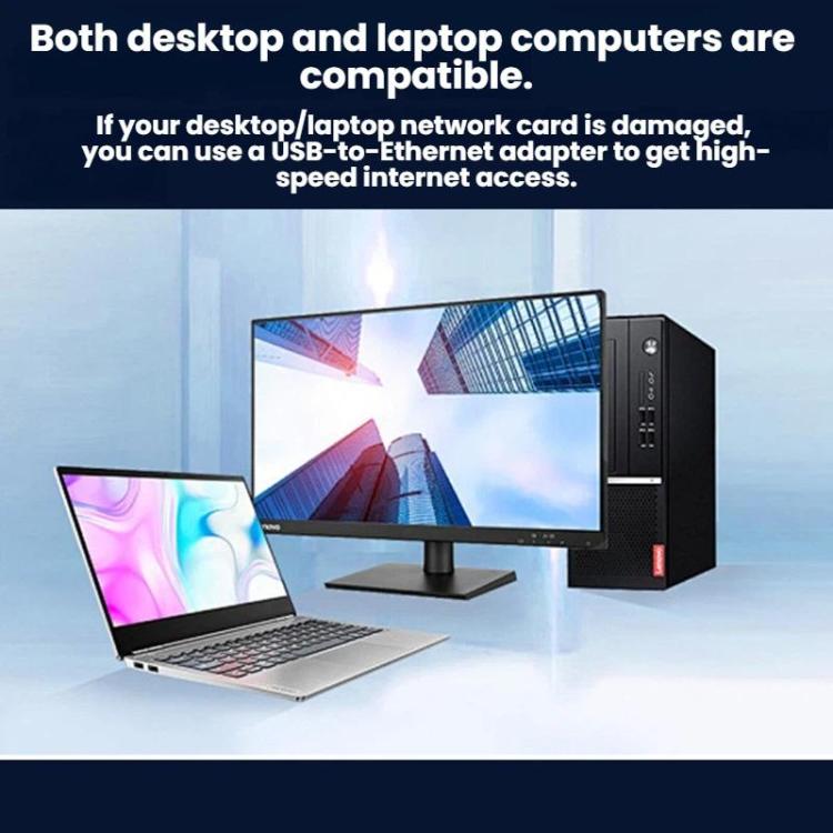 JINGHUA 2.5G Wired Network Adapter RJ45 Laptop HUB