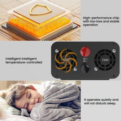 XUYUAN 12V / 24V To 110V Pure Sine Wave Inverter Power Inverter US Plug