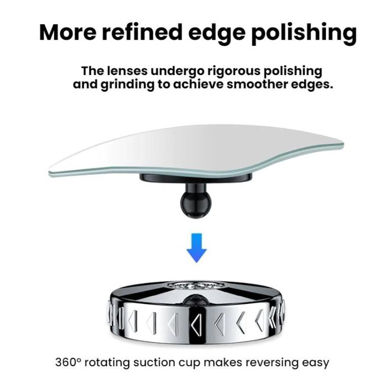 Suction Cup Car Rearview Blind Spot Reversing Assist Mirror