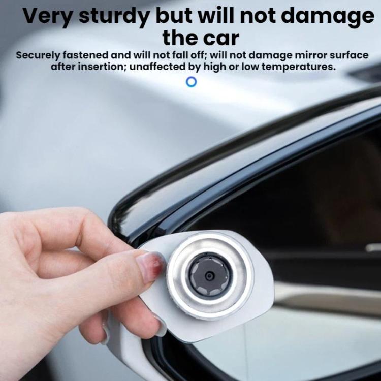 Suction Cup Car Rearview Blind Spot Reversing Assist Mirror