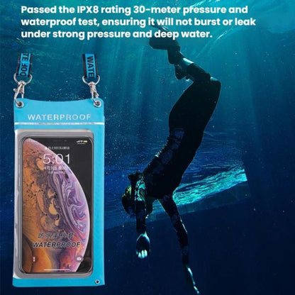 7.2 inch Cell Phone Universal IPX8 Grade Waterproof Storage Bag