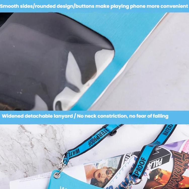 7.2 inch Cell Phone Universal IPX8 Grade Waterproof Storage Bag