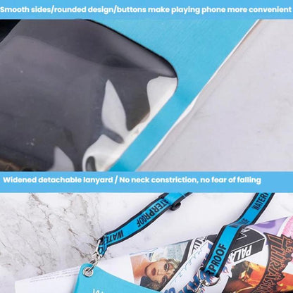 7.2 inch Cell Phone Universal IPX8 Grade Waterproof Storage Bag