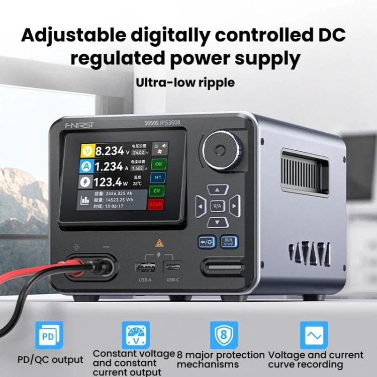 FNIRSI IPS3608 CNC DC Adjustable Regulated Power Supply High-Power Upper Computer