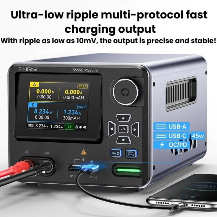 FNIRSI IPS3608 CNC DC Adjustable Regulated Power Supply High-Power Upper Computer