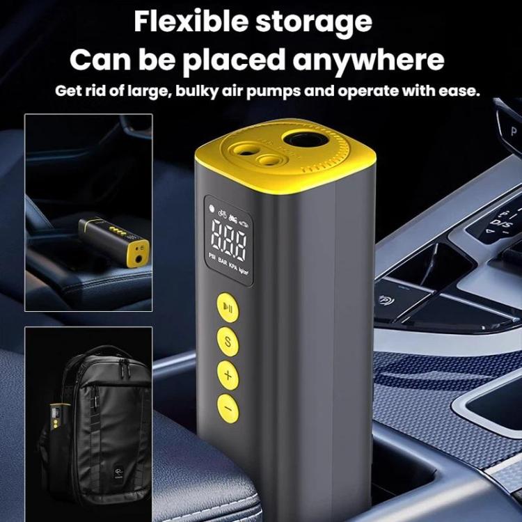 Pompe à air électrique portable filaire avec affichage numérique pour voiture