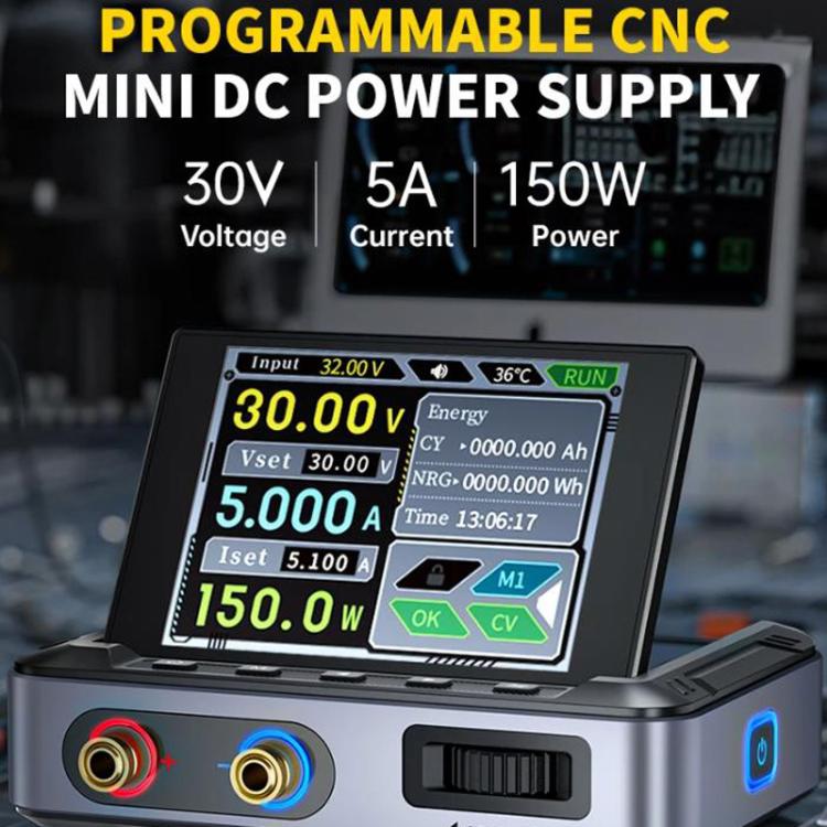 FNIRSI DPS-150 CNC DC Adjustable Regulated Power Supply High-Power Portable Power Supply Upper Computer