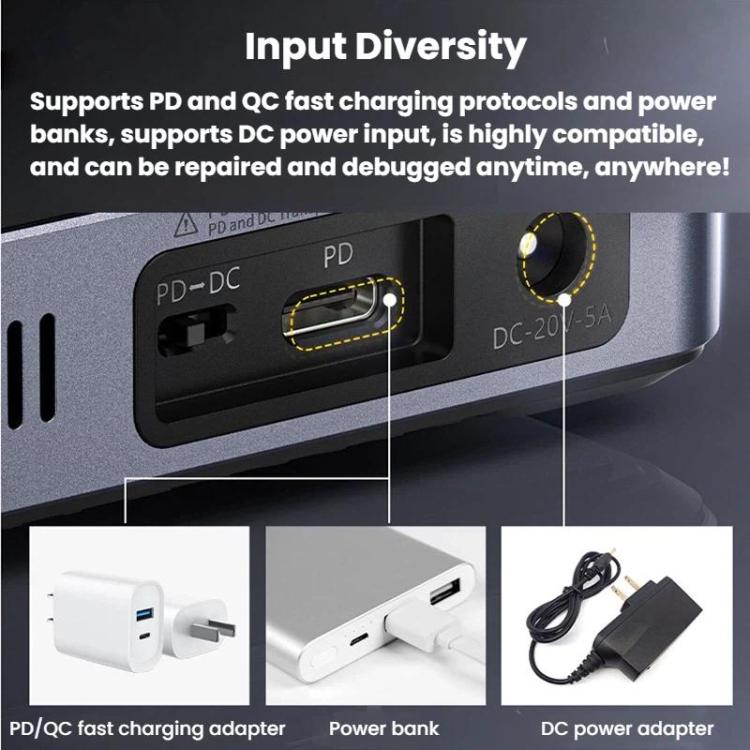 FNIRSI DPS-150 CNC DC Adjustable Regulated Power Supply High-Power Portable Power Supply Upper Computer