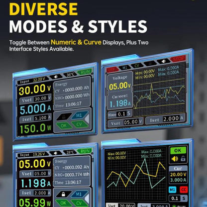 FNIRSI DPS-150 CNC DC Adjustable Regulated Power Supply High-Power Portable Power Supply Upper Computer