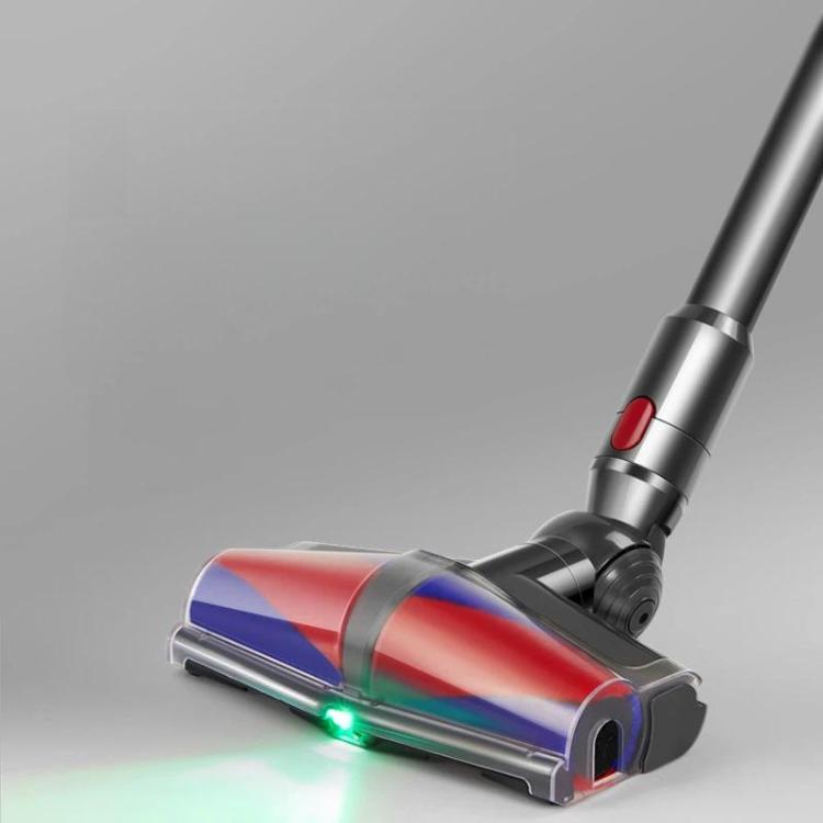 Dual Motor Soft Roller Cleaner Head For Dyson V7/V8/V10/V11/V15 Anti-Tangle Brush, Green Light Dust Reveal, E0008 For Dyson V7/V8/V10/V11/V15