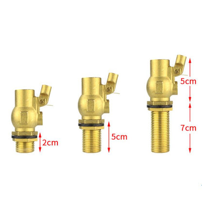 1/2 Inch/20mm Stainless Steel Float Valve for Water Heaters, Rice Steamers, Water Tanks, 2cm+201 Ball, 5cm+201 Ball, 7cm+201 Ball, 2cm+304 Ball, 5cm+304 Ball, 7cm+304 Ball