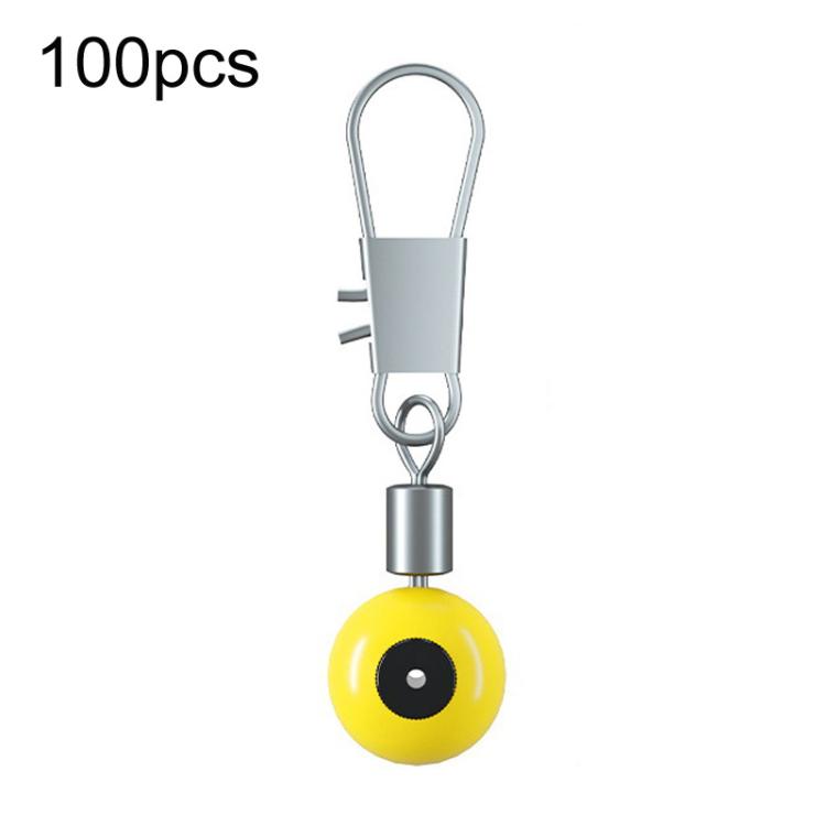 100 pièces Haricots d'espace de pêche Flotteurs de pêche en eau salée Accessoires de pêche, Broche, Amélioré