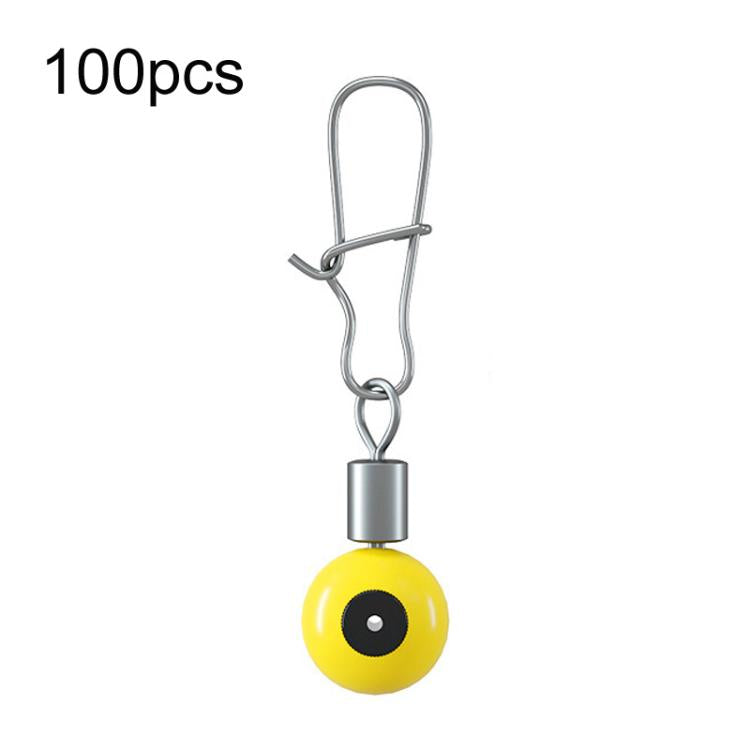 100 pièces Haricots d'espace de pêche Flotteurs de pêche en eau salée Accessoires de pêche, Broche, Amélioré