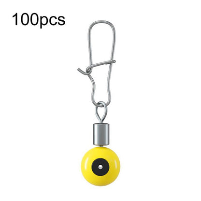 100 pièces Haricots d'espace de pêche Flotteurs de pêche en eau salée Accessoires de pêche, Broche, Amélioré