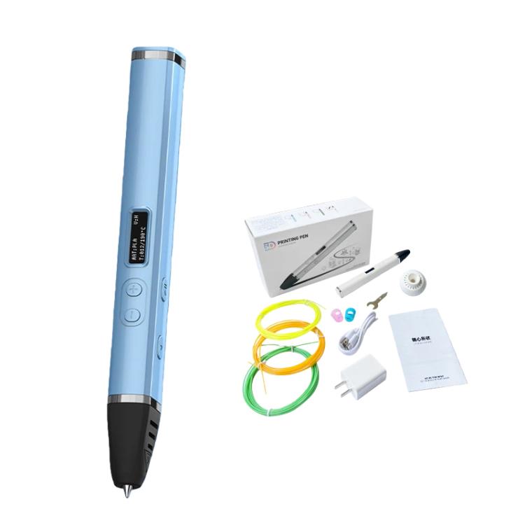 3D Printing Pen Kit With Detachable Body, HD OLED Screen & Precise Temperature Control – 3-Speed Adjustable