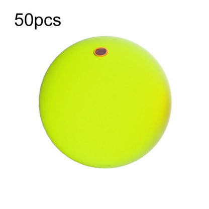 50 flotteurs de pêche sphériques, billes flottantes de pêche, 15 mm, 18 mm, 20 mm, 24 mm, 27 mm, 30 mm, 33 mm, 36 mm
