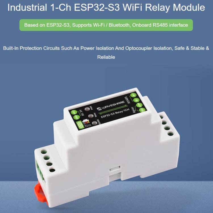 Industrial Control Board WiFi Network Relay Supporting WiFi / Bluetooth With Multiple Isolation Protection Circuits