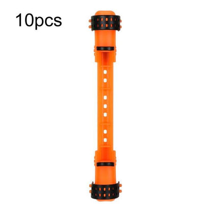 10pcs Enrouleur de ligne de canne à pêche rétractable, clip de ligne de canne à pêche