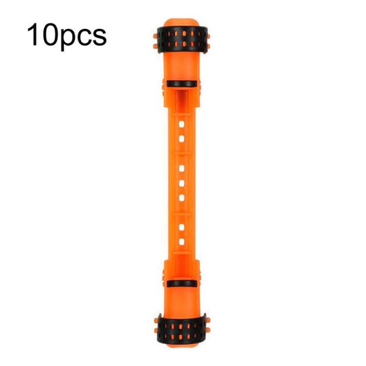 10 unidades de retractores de línea rápida para cañas de pescar, clips para enrollar la línea de la caña de pescar