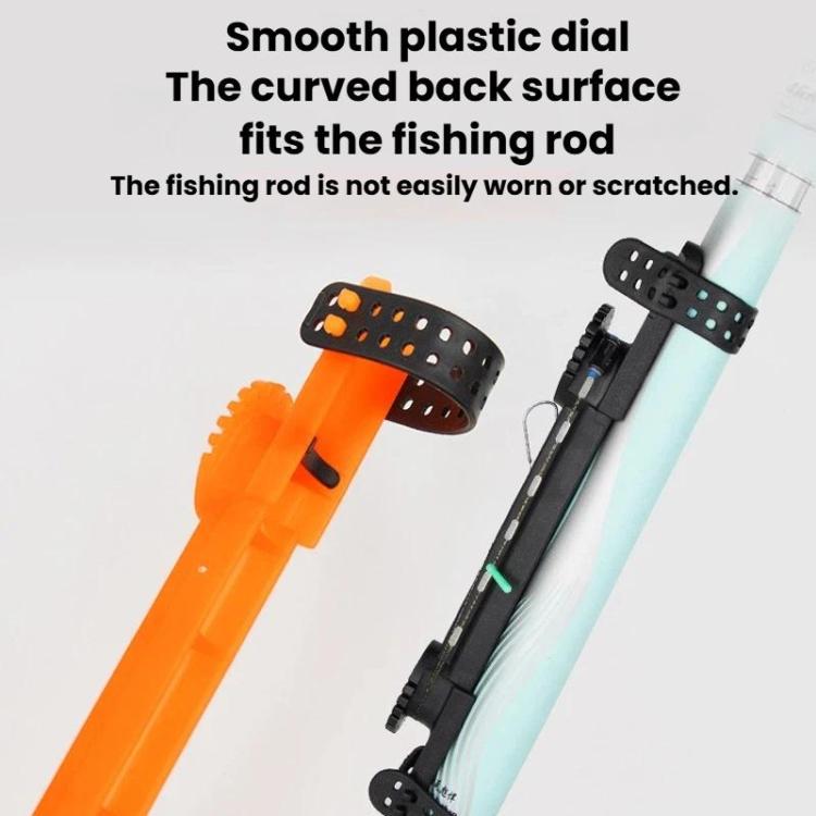 10pcs Enrouleur de ligne de canne à pêche rétractable, clip de ligne de canne à pêche