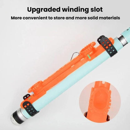 10pcs Enrouleur de ligne de canne à pêche rétractable, clip de ligne de canne à pêche
