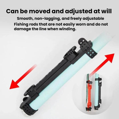 10pcs Enrouleur de ligne de canne à pêche rétractable, clip de ligne de canne à pêche