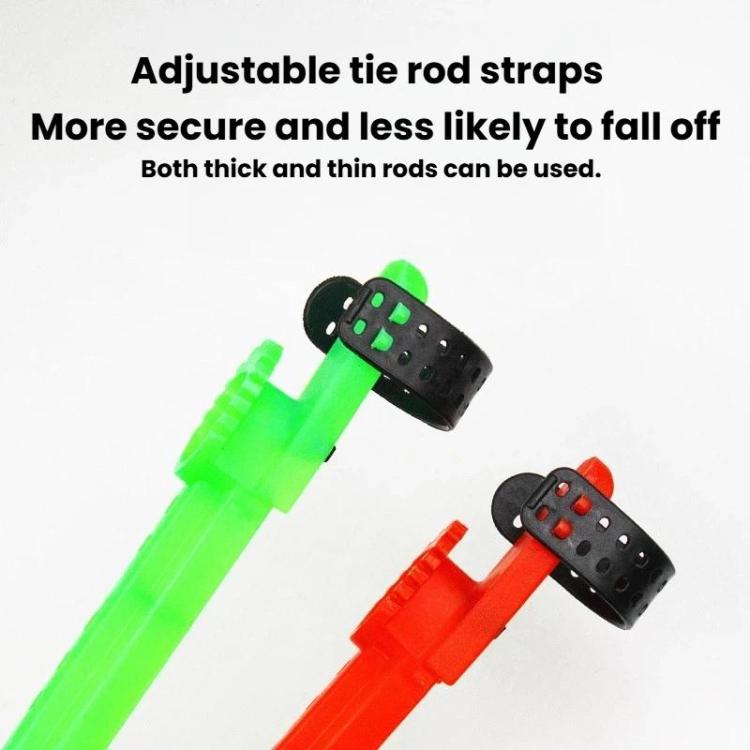 10pcs Enrouleur de ligne de canne à pêche rétractable, clip de ligne de canne à pêche