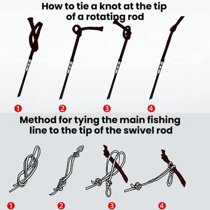 Connecteur de boucle pour canne à pêche 50 pièces, pointe de canne rotative, 0,8 mm, 0,9 mm, 1,0 mm, 1,1 mm, 1,2 mm, 1,3 mm, 1,4 mm, 1,5 mm, 1,6 mm, 1,7 mm, 1,8 mm, 2,0 mm, 2,2 mm