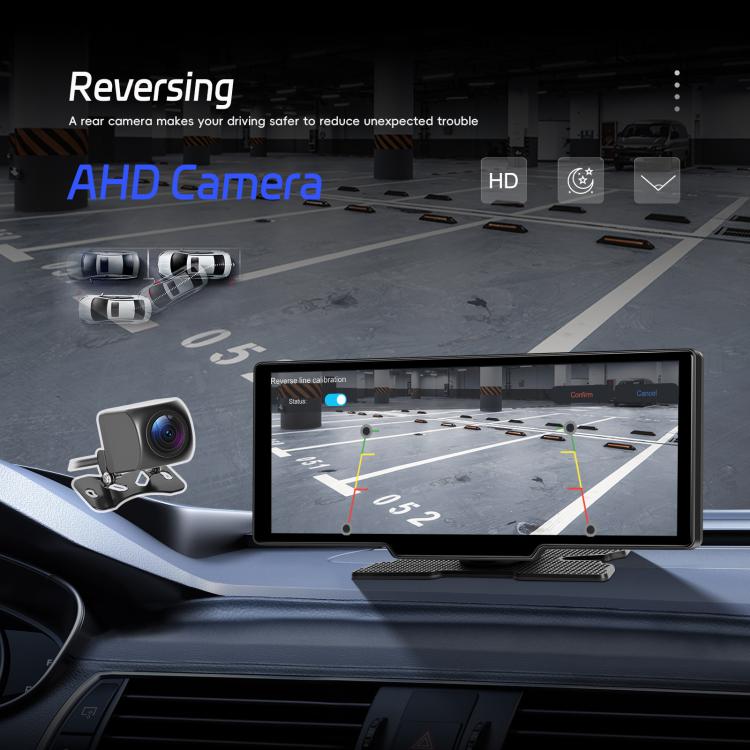 4K HD Car Recorder Car Navigator Carplay Car Center Monitor, A4473