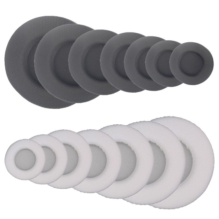 2pcs Universal  Round Soccer-Pattern Foam Ear Pads For Headphones