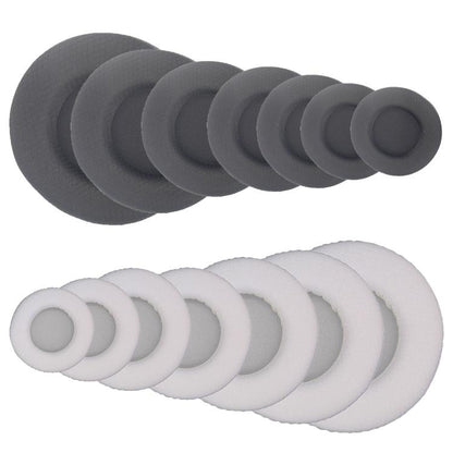 2pcs Universal  Round Soccer-Pattern Foam Ear Pads For Headphones
