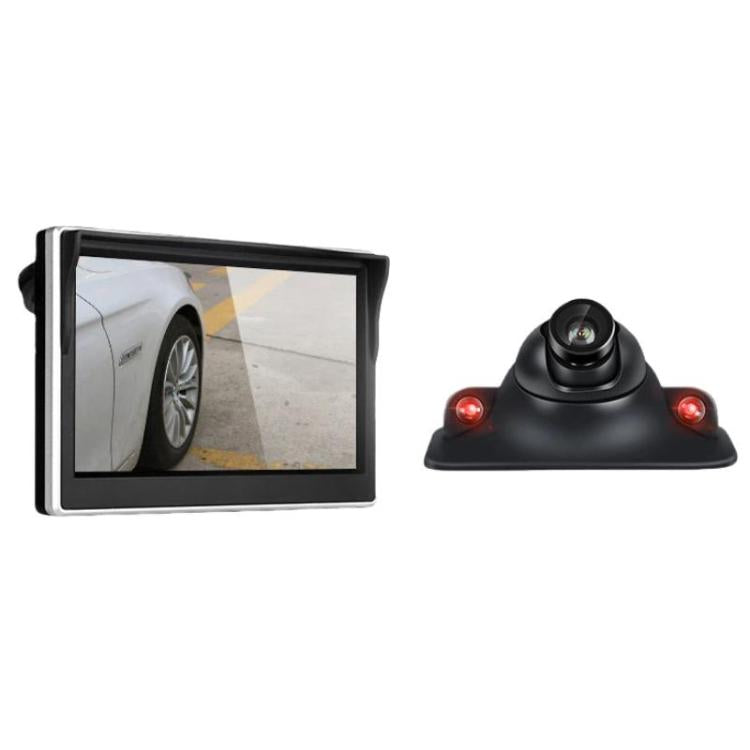 5-Inch Car Display + Reversing Camera System, LED Version, Infrared Version
