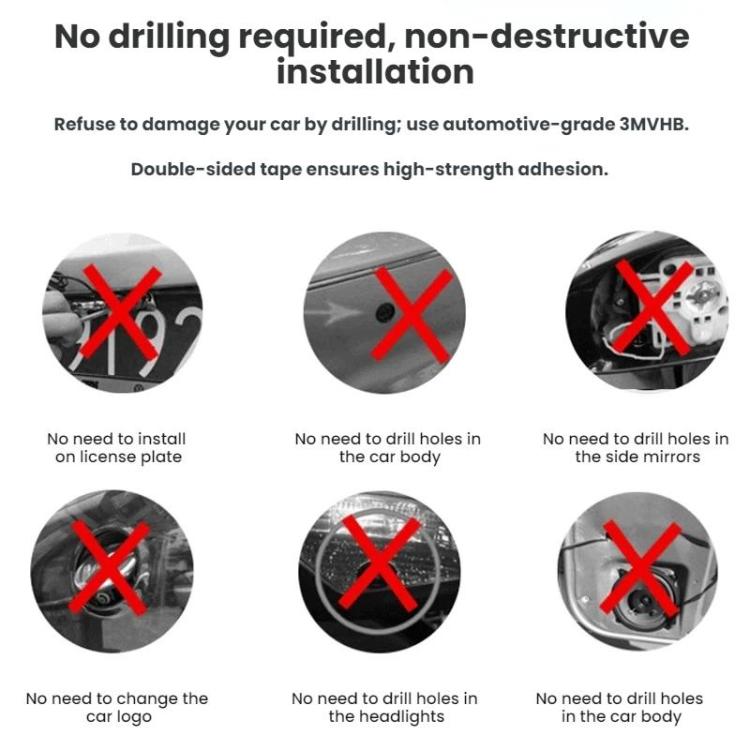 5-Inch Car Display + Reversing Camera System, LED Version, Infrared Version