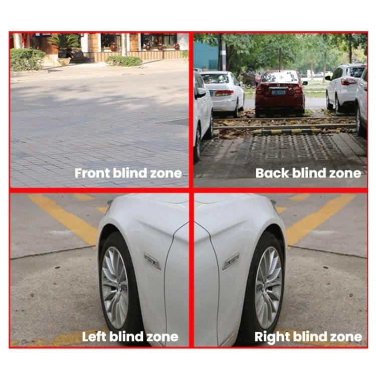 7 inch 4-split Car Display + 4 Light Sensitive 360 Degree Panoramic Reversing Cameras, LED Version, Infrared Version