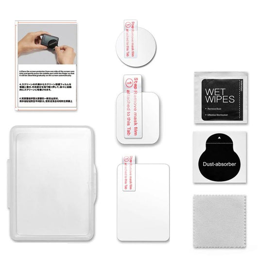 Kit de protector de pantalla de vidrio templado HD transparente para DJI Osmo Action 6, paquete de 1 o 2 unidades.