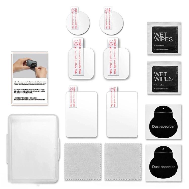 For DJI Osmo Action 6 Tempered Glass Screen Protector HD Clear Lens Film Kit, 1-Pack, 2-Pack