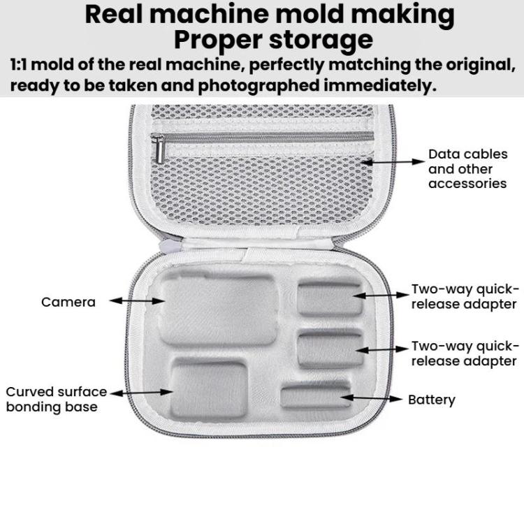 For DJI Osmo Action 6 Portable Camera Bag Waterproof Drop-Proof Storage Case