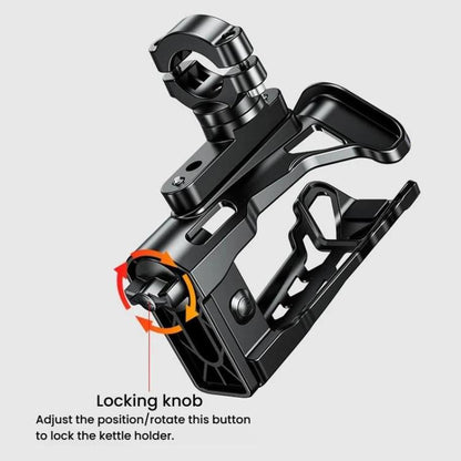 Bicycle Cup Holder With 5-Color Ambient Lights Motorcycle Water Bottle Cage, Kewig SHJ-2