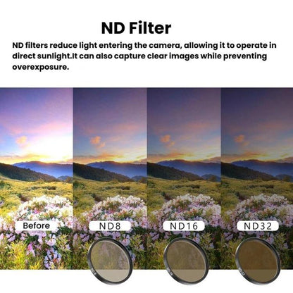 For DJI Osmo Action 6 Camera Lens Filter, ND8, ND16, ND32, ND64, CPL, UV, Diffusion 1/4, CPL+ND16+Diffusion1/4, CPL+ND8+ND16, CPL+ND16+ND32+Diffusion1/4, CPL+ND8+ND16+ND32, CPL+ND8+ND16+ND32+ND64+Diffusion1/4