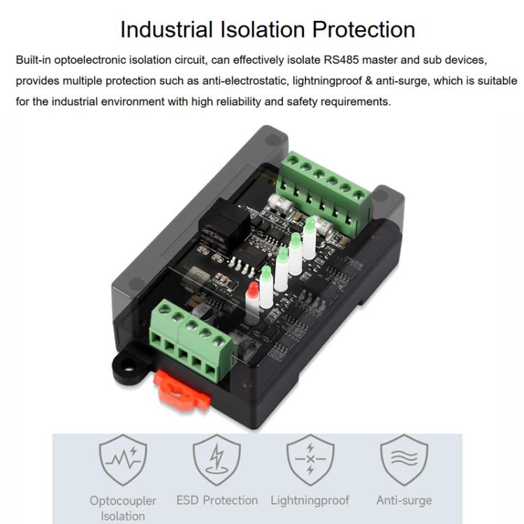 Répéteur industriel isolé 2 canaux, sur rail, large bande passante, 32157