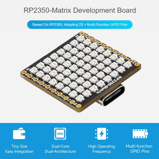 Placa de desarrollo de microcontrolador de doble núcleo, arquitectura dual, sensor de seis ejes, pantalla y efectos de iluminación geniales, 32225