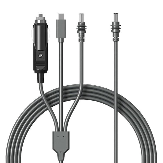 Câble d'alimentation de chargeur de voiture mini DC 3 en 1, 3 m